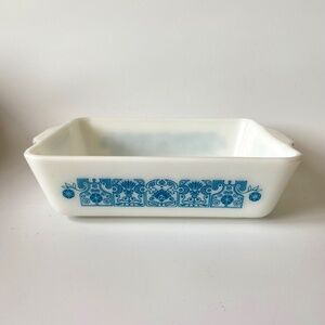 Pyrex Horizon Blue 1-1/2 Quart #503 Refrigerator Dish 1963 Vintage